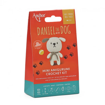 Kit Amigurumi Crochet Daniel the Dog – Anchor - Facile - 0