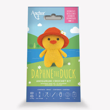 Kit Amigurumi Crochet Daphne the Duck – Anchor - Intermedio - 0