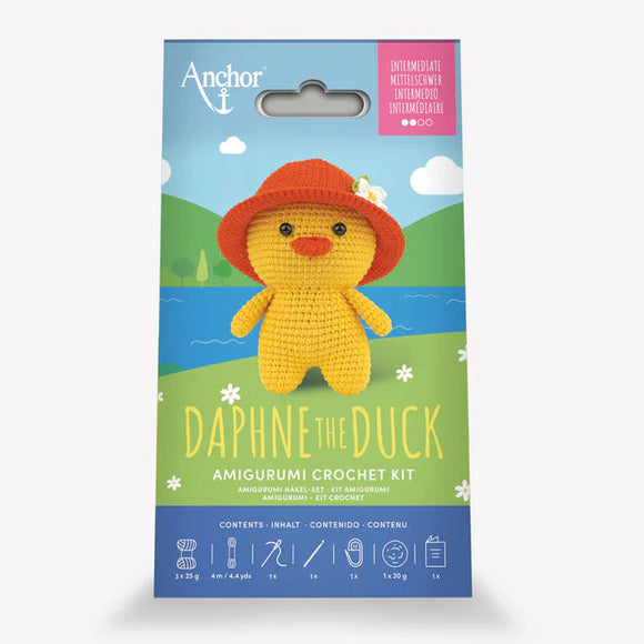 Kit Amigurumi Crochet Daphne the Duck – Anchor - Intermedio