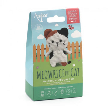 Kit Amigurumi Crochet Meowrice the Cat - Anchor - Intermedio - 0