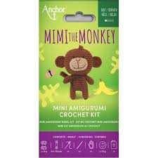 Kit Amigurumi Crochet Mimi the Monkey – Anchor - Facile - 0