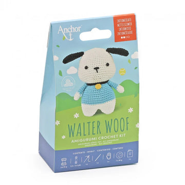 Kit Amigurumi Crochet Walter Woof - Anchor - Intermedio - 0