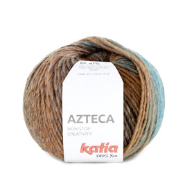 Acquista 7889-marrone-blu-panna Filati Katia Azteca Misto Lana Vergine