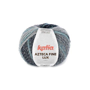 Acquista 405-blu-smeraldo-grigio-chiaro Filati Katia Azteca Fine Lux Misto Lana Vergine