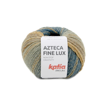 Acquista 410-blu-verdastro-marrone-kaki Filati Katia Azteca Fine Lux Misto Lana Vergine