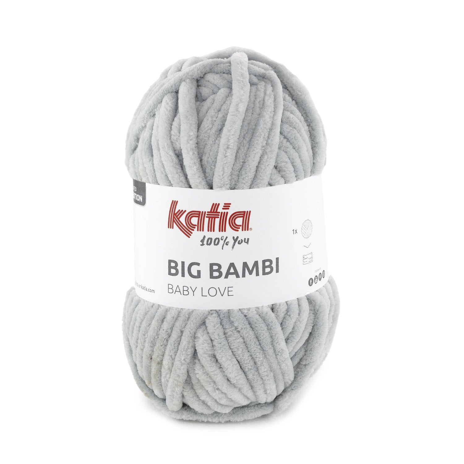 Acquista grigio-chiaro Filati Katia BIG Bambi Ciniglia