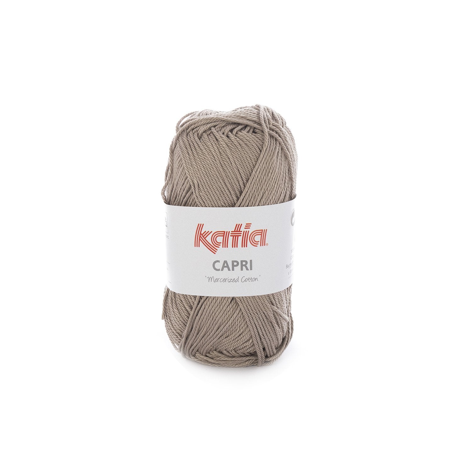 Acquista 82126-marrone-pallido Filati Katia Capri Cotone Mercerizzato