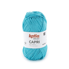 Acquista 82207-blu-ciano Filati Katia Capri Cotone Mercerizzato