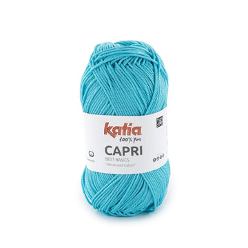 Acquista 82207-blu-ciano Filati Katia Capri Cotone Mercerizzato