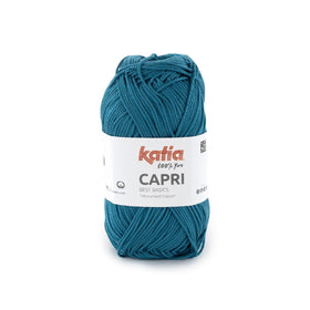 Acquista 82208-blu-persiano Filati Katia Capri Cotone Mercerizzato