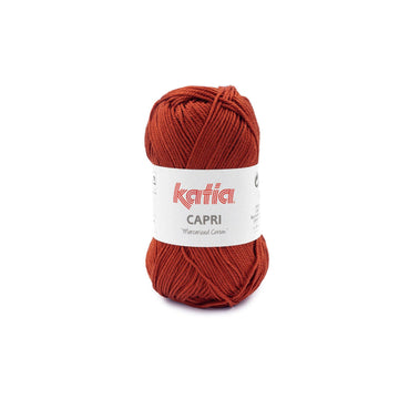 Acquista 82187-rosso-pomodoro Filati Katia Capri Cotone Mercerizzato