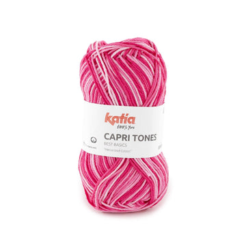Acquista 301-rosa-fucsia Filati Katia Capri Tones Cotone Mercerizzato Sfumato