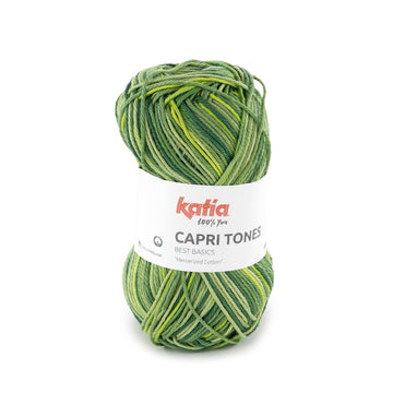 Acquista 305-verde-pistacchio Filati Katia Capri Tones Cotone Mercerizzato Sfumato