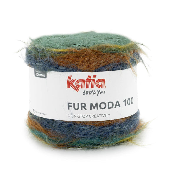 Filato Katia Fur Moda 100 – Effetto Pelliccia Multicolor da 100 g