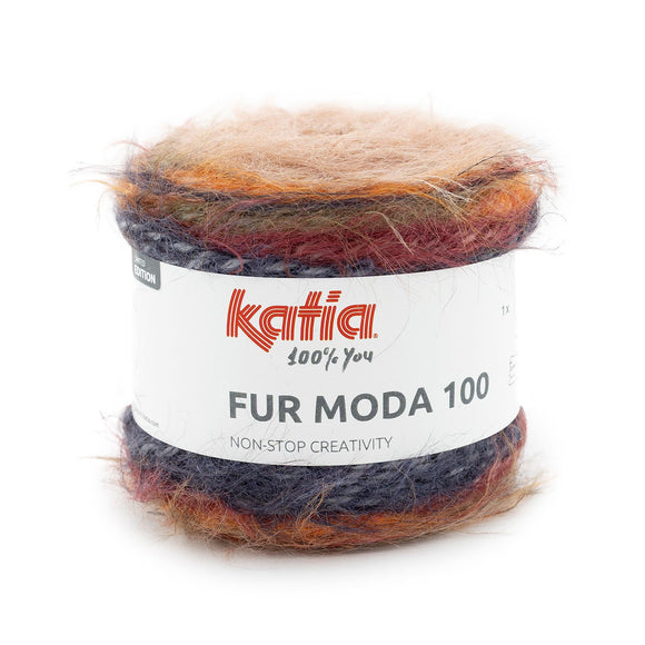 Filato Katia Fur Moda 100 – Effetto Pelliccia Multicolor da 100 g