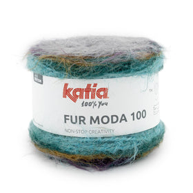 Acquista 302-olio-mora-ocra Filato Katia Fur Moda 100 – Effetto Pelliccia Multicolor da 100 g