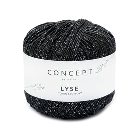 Acquista 54-nero Filati Katia Lyse Misto Cotone E Lino