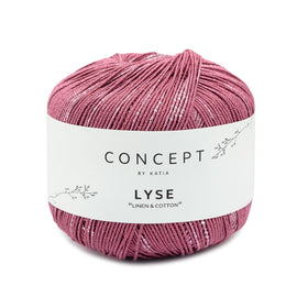 Acquista 52-rosa Filati Katia Lyse Misto Cotone E Lino