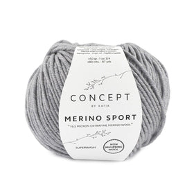 Acquista 401-grigio-medio Filati Katia Merino Sport Lana Merino