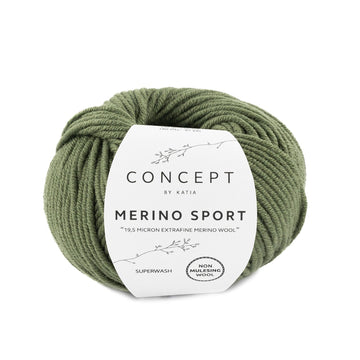 Acquista 53-kaki Filati Katia Merino Sport Lana Merino