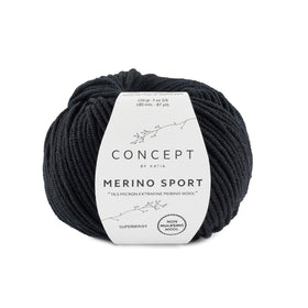 Acquista 2-nero Filati Katia Merino Sport Lana Merino