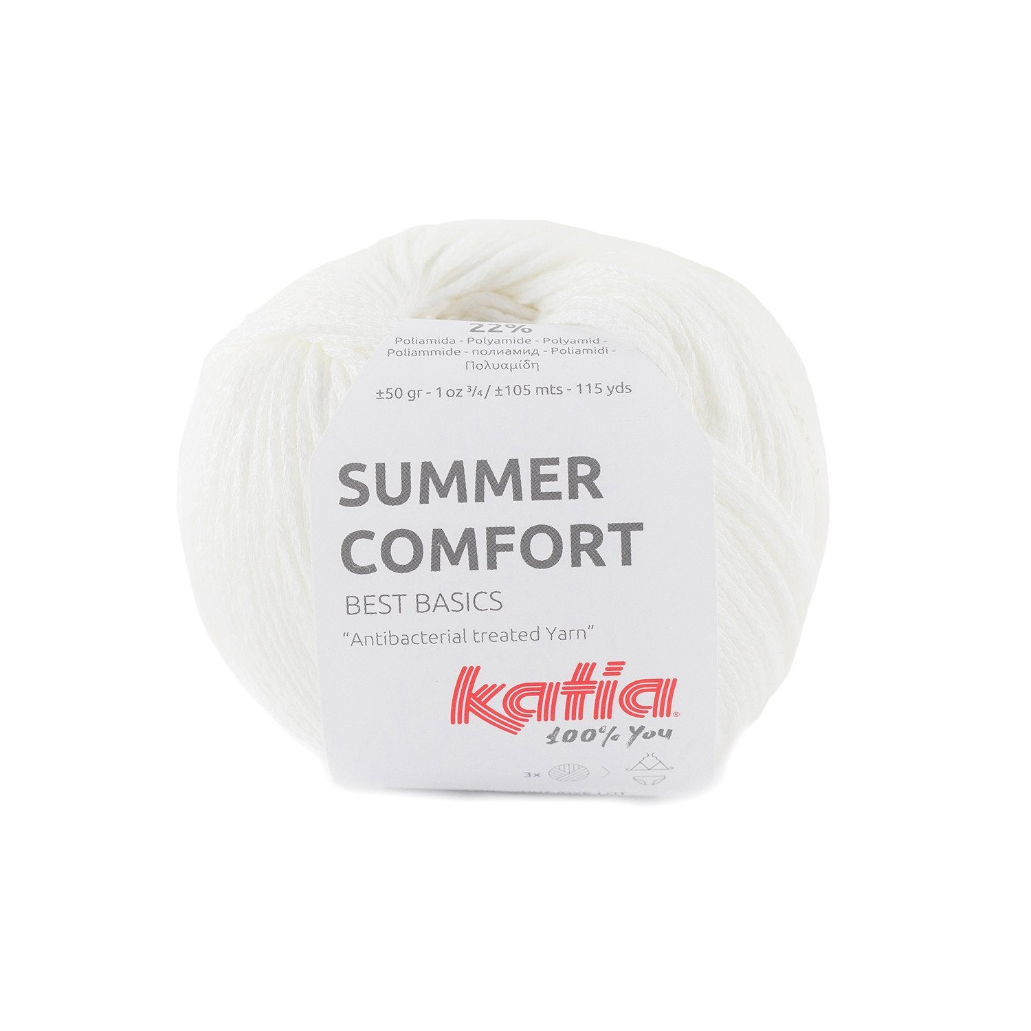 Acquista 60-bianco Filati Katia Summer Comfort