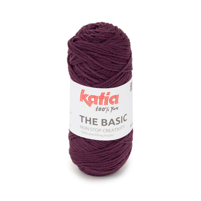 Acquista 12-melanzana Filati Katia The Basic - 100% Acrilico