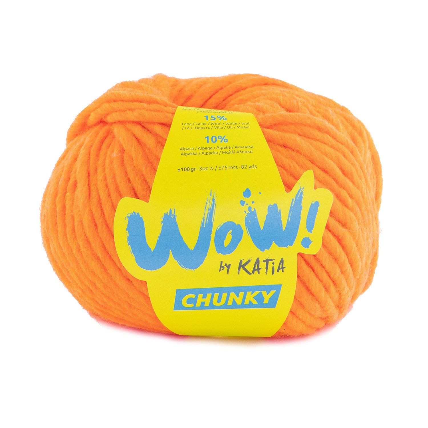 Acquista 64-arancione Filati Katia WOW Chunky Misto Lana Alpaca