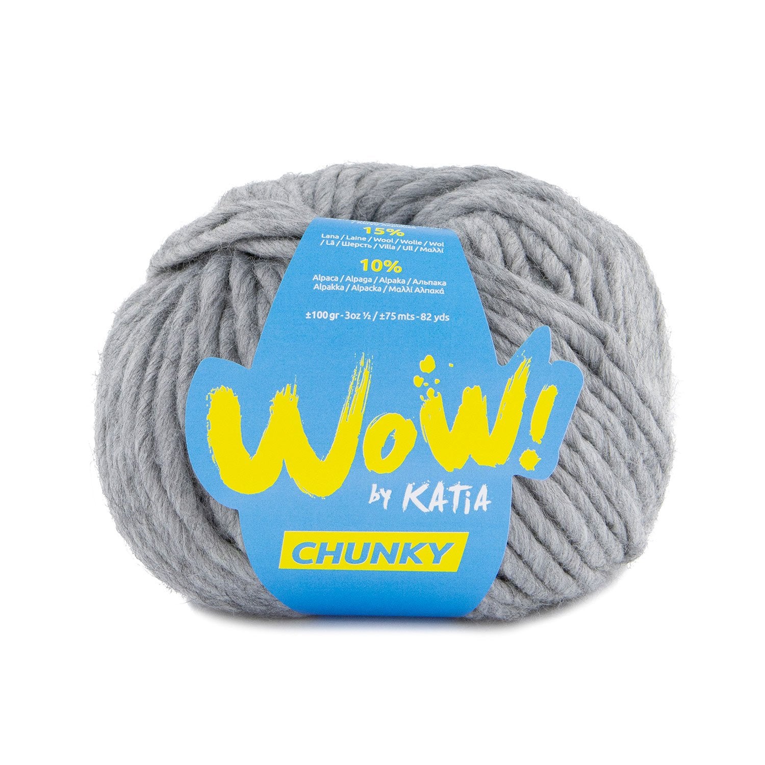 Acquista 51-grigio-medio Filati Katia WOW CHUNKY Misto Lana Alpaca