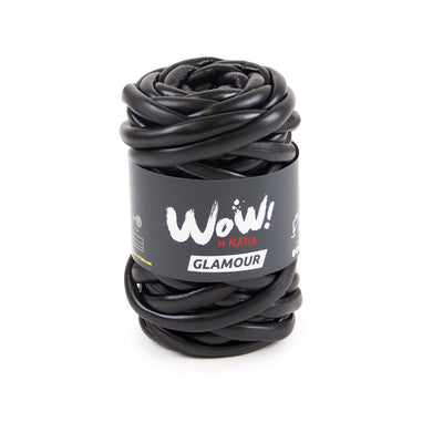 Acquista 204-nero Filati Katia WOW Glamour Filato XXL Metallizzato