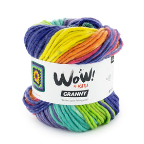Filato WOW Granny di Katia – Lana 100% per Infeltrimento e Borse Granny all'Uncinetto