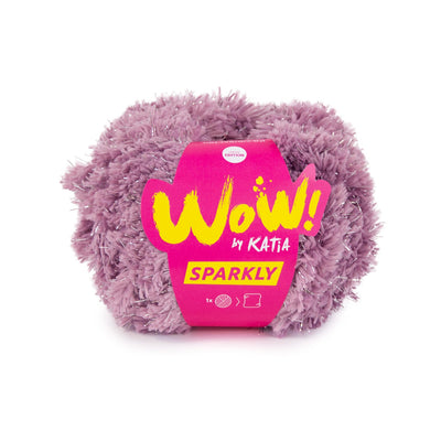 Acquista 100-rosa-argento Filati Katia WOW Sparkly
