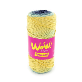 Acquista 300-blu-blu-acqua-giallo-limone Filati Katia Cotone Wow Tote Bag