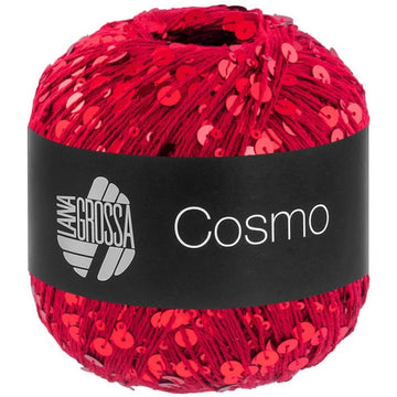 Acquista 16-rosso Filati Lana Grossa Cosmo Paillettes