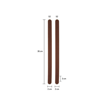 Manici In Similpelle Per Borse 35cm - 0