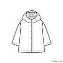 Cartamodello Digitale K32 Impermeabile Con Cappuccio Per Bambini-2