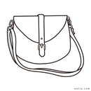 Cartamodello Digitale A83C Borsa Con Patta Tessuto Mirror-2