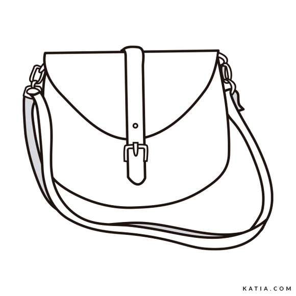 Cartamodello Digitale A83C Borsa Con Patta Tessuto Mirror