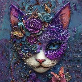 Pannello TEA Brilliant Cat Violetta
