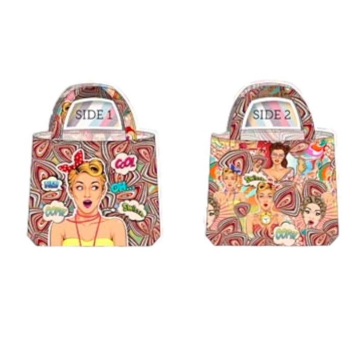 Tessuto Canvas Pannello Borsa Double Face Pop Cool Hey