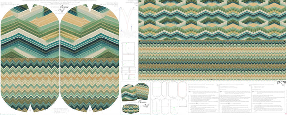 Jersey Garzato Pannello Berretta-Scaldacollo Adulto Wavy