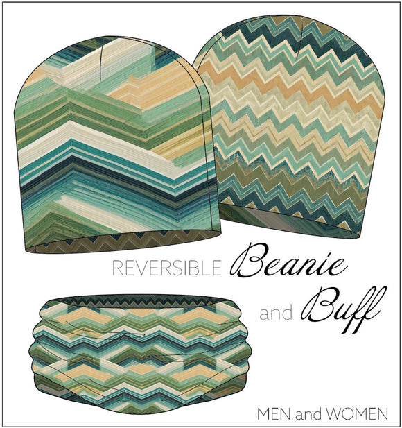 Jersey Garzato Pannello Berretta-Scaldacollo Adulto Wavy