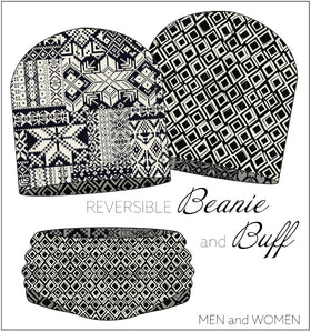 Jersey Garzato Pannello Berretta-Scaldacollo Adulto Winter Knit