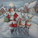 Pannello Gobelin Lurex Babbo Natale-1