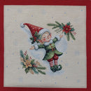 Pannello Gobelin Lurex Elfo Nella Neve-1