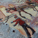 Pannello Gobelin Lurex Villaggio di Natale-3