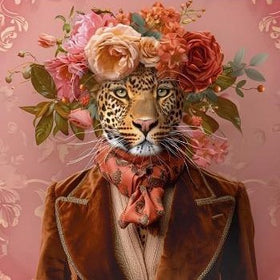 Pannello TEA Animal Glam Leopardo Coral