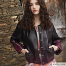 Tessuto Effetto Pelle Vegana Degradè-4