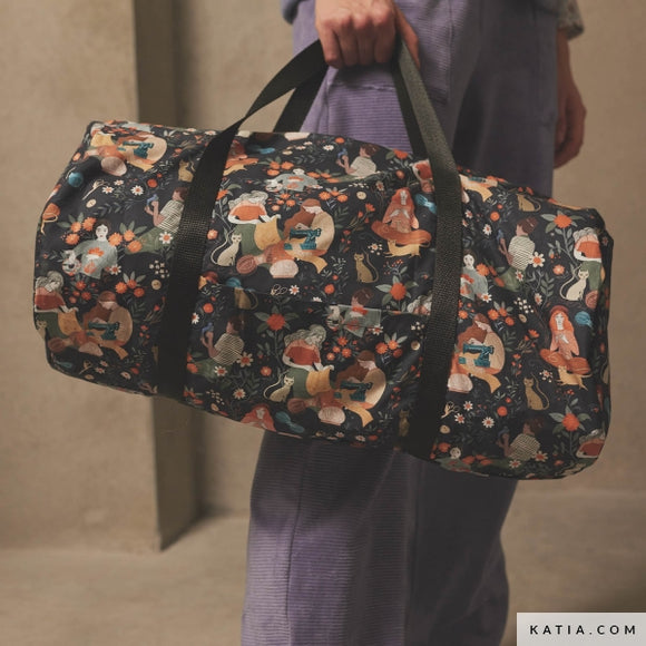 Tessuto Popeline Handmade Love