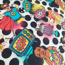 Tessuto Popeline Pois & Girls-3